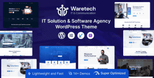 Waretech – IT Solutions & Technology WordPress Theme