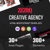 Zeniq – Creative Agency & Portfolio HTML Template