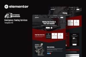 Autowing – Emergency Towing Service Elementor Template Kit