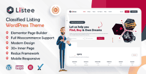 Listee – Classified Ads and Listing Directory WordPress Theme