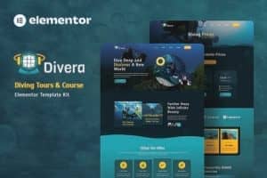 Divera – Diving School & Tours Elementor Template Kit