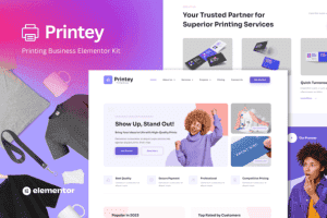 Printey – Printing Business Elementor Template Kit