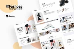 Fashoes – Minimal Fashion Store Elementor Template Kit