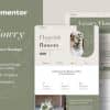 Flowry – Florist & Flower Boutique Elementor Template Kit