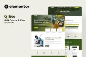 Golfee – Golf Course & Club Elementor Template Kit