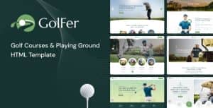 Golfer – Golf Club & Course HTML Template
