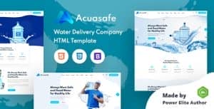 Acuasafe – Drinking Mineral Water Delivery HTML Template