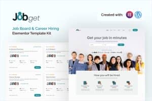 Jobget – Job Board & Career Hiring Elementor Template Kit