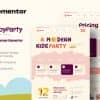 JoyParty – Kids Party Planner Elementor Template Kit