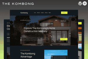 Kombong – Modern Real Estate Agent Elementor Template Kit