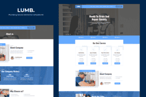 Lumb – Plumbing Service Elementor Template Kit