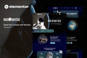 Neowise – Astronomy Elementor Template Kit
