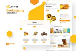 Veerena – Honey Bee Elementor Template Kit