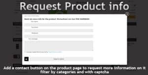 Prestashop Request Info (GDPR Compatible)