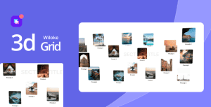 Wiloke 3D Grid for Elementor