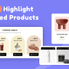 Wiloke Highlight Featured Products for Elementor