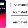 BWD Animated Link addon for elementor
