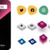 BWD Social Icon addon for elementor