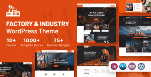 Indsro – Factory & Industry WordPress Theme