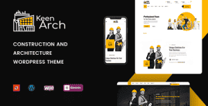 Keenarch – Building & Construction WordPress Theme