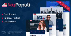 Vox Populi – Political Party & Candidate WordPress Theme