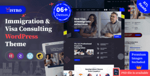 Vistro – Visa Immigration WordPress Theme