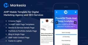 Markesia – AMP Mobile Template for SEO & Digital Marketing Agency