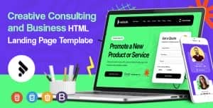 Websole – Creative and Business Consulting HTML Landing Page Template