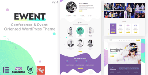 Ewent – Conference & Event Oriented WordPress Theme