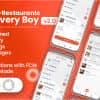 Delivery Boy For Multi-Restaurants Flutter App
