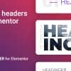 Customizable headings for Elementor – Headinger