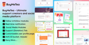 BuyMeTea – The best way for creators and artists to accept support and membership from their fans.