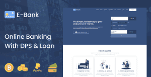 E-Bank – Complete Online Banking System With DPS