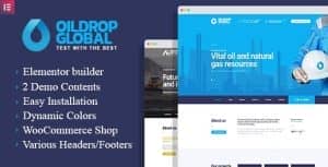 OilDrop – Oil and Gas Industrial WordPress theme