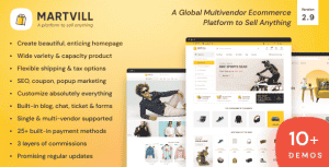 Martvill – A Global Multivendor Ecommerce Platform to Sell Anything