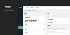 Musik – WordPress Admin Theme