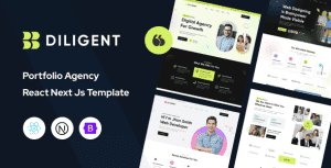 Diligent – Creative Agency & Portfolio React Next Js Template