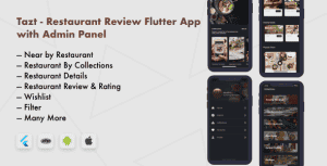 Restaurant Review Flutter App with Admin Panel