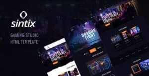 Sintix – Gaming Studio HTML Template