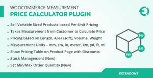 WooCommerce Measurement Price Calculator Plugin, Price Per Unit