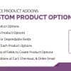 WooCommerce Custom Product Addons, Custom Product Options