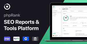 phpRank – SEO Reports & Tools Platform (SaaS)