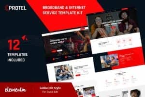 Protel – Broadband & Internet Provider Template Kit