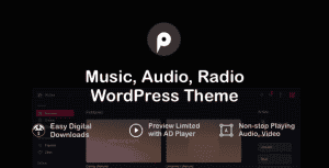 pulse – Music, Audio, Radio WordPress Theme