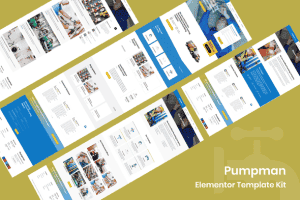 Pumpman – Plumbing Service Elementor Template Kit