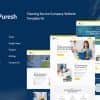 Puresh | Cleaning Services Company Elementor Template Kit