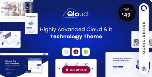Qloud 3.0 – WHMCS, Cloud Computing & Server WordPress Theme