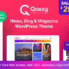 Qoxag – WordPress News Magazine Theme
