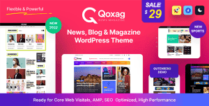 Qoxag – WordPress News Magazine Theme