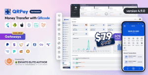 QRPay – Money Transfer with QR Code Full Solution